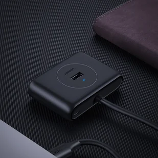 Ugreen wielofunkcyjny HUB USB - 4 x USB 3.0 0,25m czarny (CR113) - Huby USB - miniaturka - grafika 15