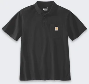 Koszulka Carhartt Loose Polo Black - Koszulki męskie - miniaturka - grafika 1