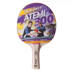 RAKIETKA DO PING PONGA ATEMI 300* concave - Tenis stołowy - miniaturka - grafika 1