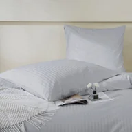 Poszewki na poduszki - Poszewka 100% bawełniana 40x40 cm Szara - luksus i komfort każdego dnia - miniaturka - grafika 1