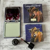 Lusterka do makijażu - Lusterko w pudełku Krowa górska - miniaturka - grafika 1