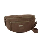 Torebki damskie - Zamszowa nerka damska Barberinis - Beżowa ciemna - miniaturka - grafika 1