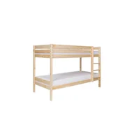 Łóżka dla dzieci i młodzieży - Łóżko Piętrowe Leon 90 x 200 Meble Doktór Bejca Kasztan - miniaturka - grafika 1