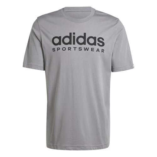 adidas Mężczyźni Graphic Tee, grey three, L