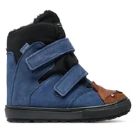 Buty dla chłopców - Kozaki Mrugała MALI 7251/4-63 Granatowy - miniaturka - grafika 1