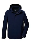 Kurtki męskie - killtec Męska kurtka funkcyjna/kurtka outdoorowa z odpinanym kapturem KOW 4 MN JCKT, granatowa, 4XL, 41843-000 - miniaturka - grafika 1