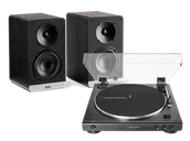 Zestawy stereo - Audio-Technica AT-LP60X (czarny) + Connex (czarny) - miniaturka - grafika 1