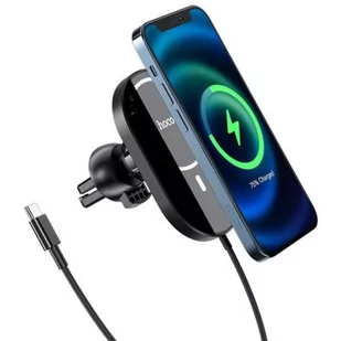 Hoco Case CA90 MAGNETIC MAGSAFE VENT CAR MOUNT BLACK 6931474744388 [15791275] - Ładowarki samochodowe - miniaturka - grafika 2
