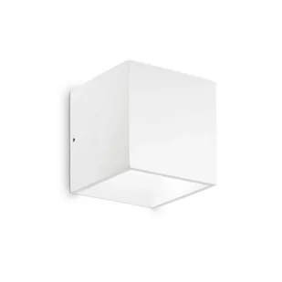 Ideal Lux Kinkiet zewnętrzny RUBIK AP1 D10 biała 3000K 269313 - Lampy ogrodowe - miniaturka - grafika 1