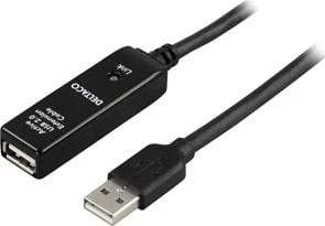 Adapter USB Deltaco DELTACO USB2-EX20M - USB forlængerkabel - Adaptery i przejściówki - miniaturka - grafika 1