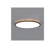 Lampy sufitowe - LED Łaz. lampa z czujnikiem NIVERA LED/24W/230V IP54 śr. 30 cm czarny + pilot - miniaturka - grafika 1