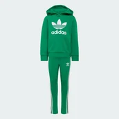 Dresy i komplety dla dziewczynek - Adicolor Hoodie Leggings Set Kids - Adidas - miniaturka - grafika 1