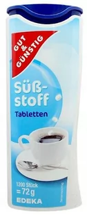 ﻿Słodzik w tabletkach Edeka 0,072 kg - Cukier i słodziki - miniaturka - grafika 1