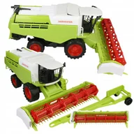 Samochody i pojazdy dla dzieci - Zabawka Dla Dzieci Kombajn Rolniczy Zbożowy Ruchome Elementy + Przyczepka - miniaturka - grafika 1
