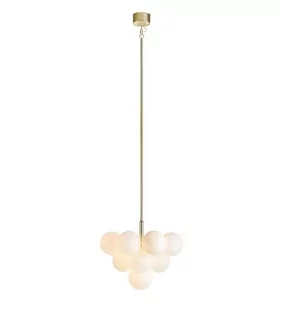 Markslojd Lampa wisząca Merlot 107903 biało-złota oprawa w nowoczesnym stylu 107903 - Lampy sufitowe - miniaturka - grafika 1