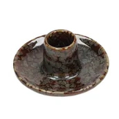 Świeczniki - Świecznik Single 9x6cm brown - miniaturka - grafika 1