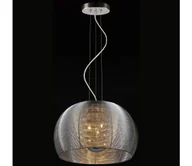 Lampy sufitowe - Searchlight 20019 - Żyrandol na lince 1xE27/40W/230V śr. 35 cm chrom - miniaturka - grafika 1