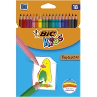 Kredki, ołówki, pastele i pisaki - BIC Kredki ołówkowe 18kol Tropicolor BP5023 - miniaturka - grafika 1