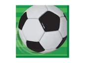 Dekoracje i nakrycia stołu na imprezę - Serwetki Piłka - 33 x 33 cm - 16 szt. - miniaturka - grafika 1