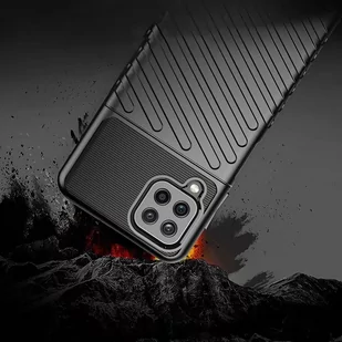 Thunder Case elastyczne pancerne etui pokrowiec Samsung Galaxy A22 4G niebieski - Etui i futerały do telefonów - miniaturka - grafika 4