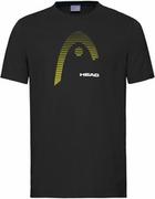 Koszulki sportowe męskie - HEAD CLUB CARL T-Shirt M Black 2020 - miniaturka - grafika 1