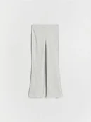 Spodnie i spodenki dla dziewczynek - Reserved - Legginsy flare - jasnoszary - miniaturka - grafika 1