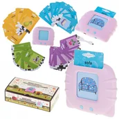 Zabawki interaktywne dla dzieci - Czytnik kart edukacyjnych fiszki do nauki słówek z języka angielskiego 112 kart - miniaturka - grafika 1