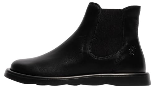 Fly London Damskie botki TICH099FLY, czarne, 37 EU, Czarny, 37 EU