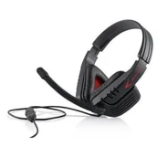 Słuchawki - ModeCom MC-823-RANGER czarne (S-MC-823-RANGER) - miniaturka - grafika 1