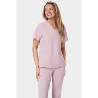 Odzież medyczna - Vena Bluza Medyczna Emily Scrubs Pastel Pink Rozmiar: L - miniaturka - grafika 1