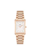 Zegarki męskie - Daniel Wellington Zegarek Bound 9-Link DW00100699 Złoty - miniaturka - grafika 1