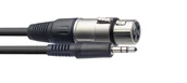 Kable - Stagg SAC3MPSBXF 3m kabel stereo XLR mini jack - miniaturka - grafika 1