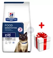 Sucha karma dla kotów - HILL'S PD Prescription Diet Feline z/d Food Sensitivities 1,5kg + niespodzianka dla kota GRATIS! - miniaturka - grafika 1