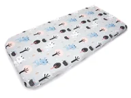 Prześcieradła dla dzieci - PRZEŚCIERADŁO Z GUMKĄ DO DOSTAWKI BAWEŁNIANE 90X50 cm Kerstin - miniaturka - grafika 1