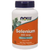 Suplementy naturalne - Now Foods Selenium - Selen 200 mcg (180 kaps.) - miniaturka - grafika 1