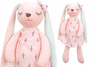 Maskotka pluszowa królik różowy 35cm - Maskotki i pluszaki - miniaturka - grafika 1