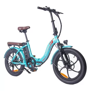 FAFREES F20 Pro Electric Bike 20 Inch Folding Frame E-bike 7-Speed Gears With Removable 18AH Lithium Battery - Blue - Rowery elektryczne - miniaturka - grafika 4