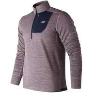 Bluzy sportowe męskie - Bluza techniczna męska New Balance Impact Run Heat - miniaturka - grafika 1