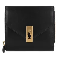 Portfele - POLO RALPH LAUREN Polo ID Portfel Skórzany 10 cm czarny - miniaturka - grafika 1