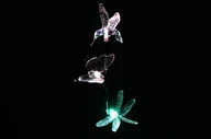 Lampy ogrodowe - Garthen Lampa solarna ogrodowa LED motyl, koliber, ważka - miniaturka - grafika 1