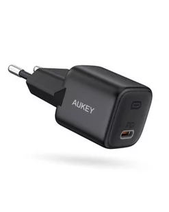 AUEKY PA-B1 BLACK ŁADOWARKA SIECIOWA 20W 1XUSB-C PD - Ładowarki do telefonów - miniaturka - grafika 1