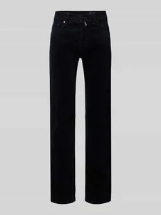 Spodnie o kroju slim fit z imitacji sztruksu model ‘Laval’ - Spodnie męskie - miniaturka - grafika 1
