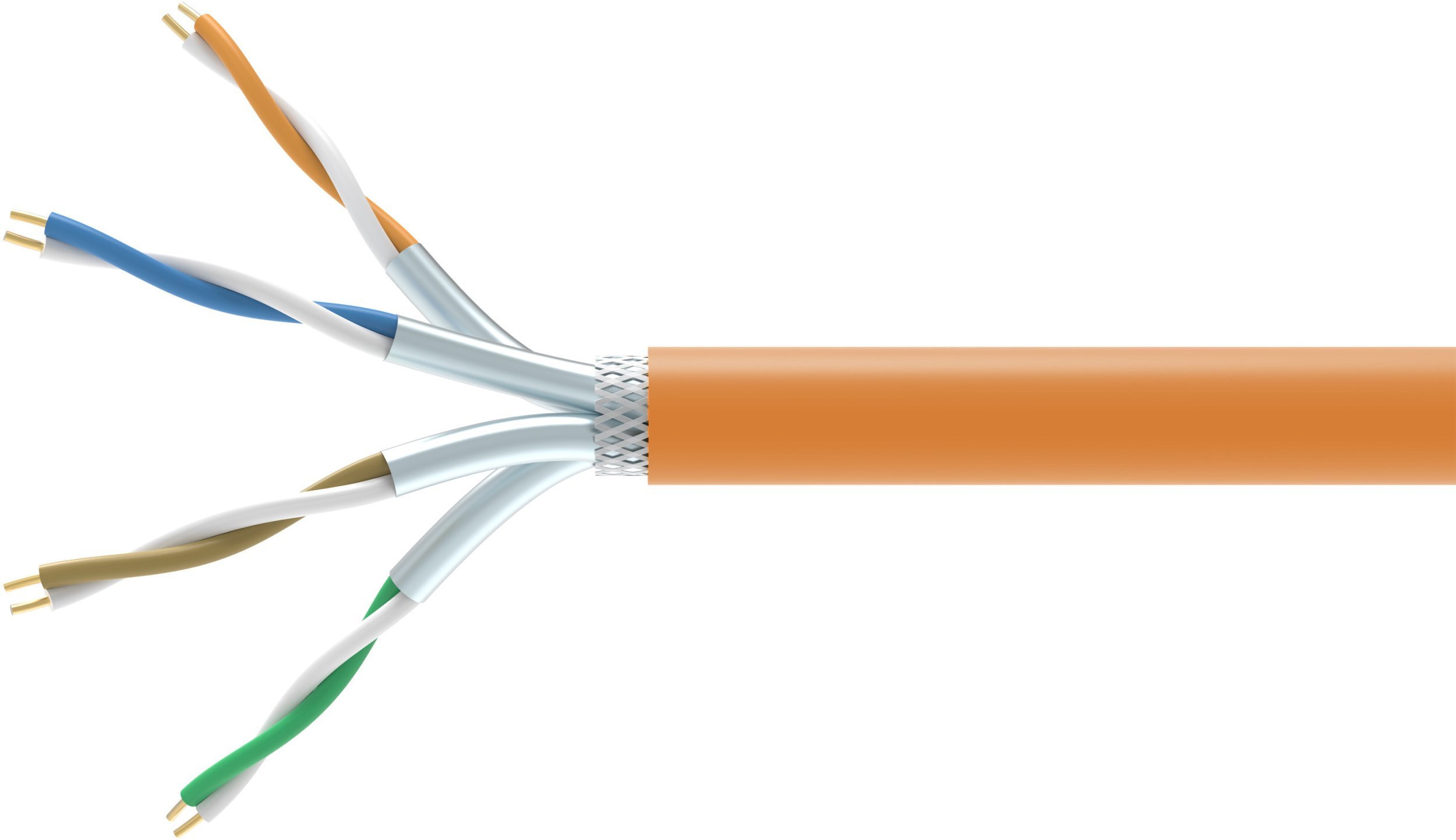 Equip 404553 kabel sieciowy Pomarańczowy 1000 m Cat7 S/FTP S-STP