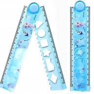 Przybory szkolne - LINIJKA dziecięca szkolna do szkoły FROZEN składana 30cm KRAINA LODU - miniaturka - grafika 1