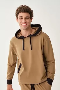 Dagi Bluza męska, jasnobrązowa, XL, jasnobrązowy, XL - Bluzy męskie - miniaturka - grafika 1