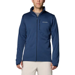 Męska bluza polarowa Columbia Park View Fleece Full Zip collegiate navy - M - Bluzy męskie - miniaturka - grafika 1