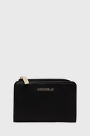 Portfele - Coccinelle portfel skórzany damski kolor czarny - miniaturka - grafika 1