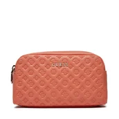 Kosmetyczki, organizery i kuferki - Kosmetyczka Guess Not Coordinated (PE) Accessories PW7438 P4273 Koralowy - miniaturka - grafika 1