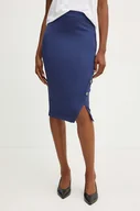 Spódnice - Guess spódnica DONATELLA kolor granatowy midi ołówkowa W4YD66 KBJP2 - miniaturka - grafika 1