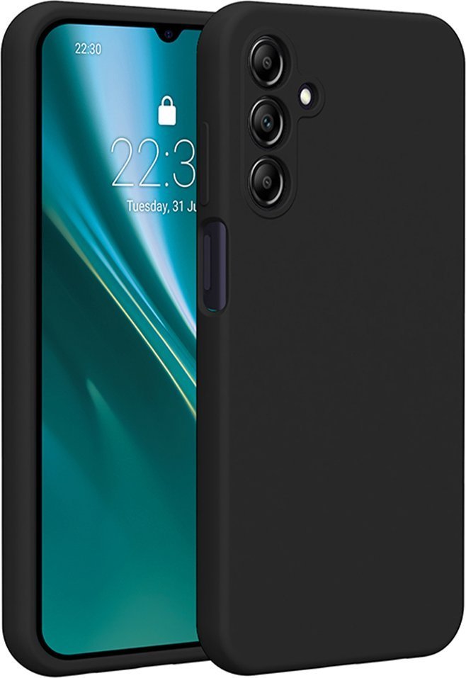Etteri Nakładka Etteri Silicone Case do Samsung Galaxy A15 4G / A15 5G czarna